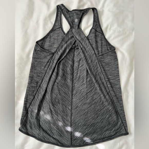 Lululemon Grey Heather Tank Top Size 6 - Picture 2 of 2